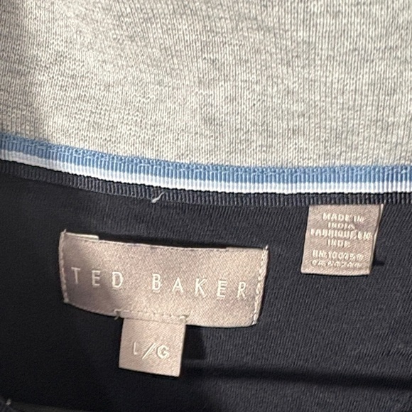 Ted Baker half Zip textured preppy Sweater - Picture 2 of 7